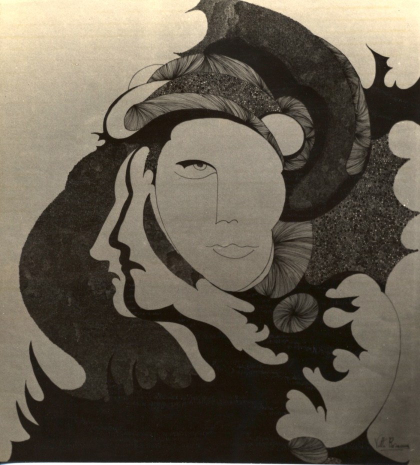 .Untitled- Inchiostro di china su cartoncino 70x50 cm.