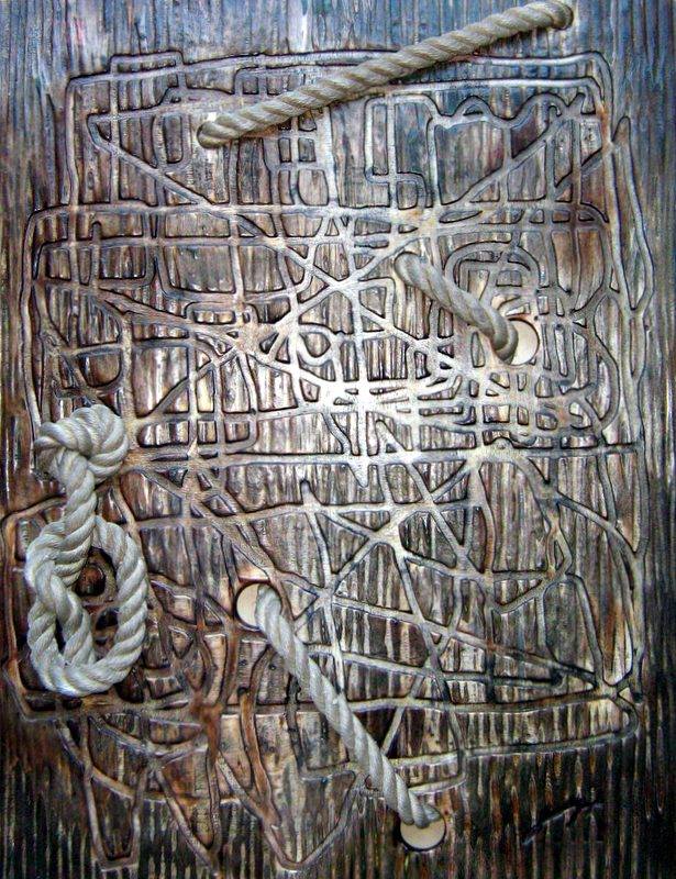 Legami condivisi- Texcnica mista su tavola