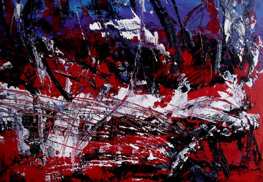 The sound of the chaos in her head"