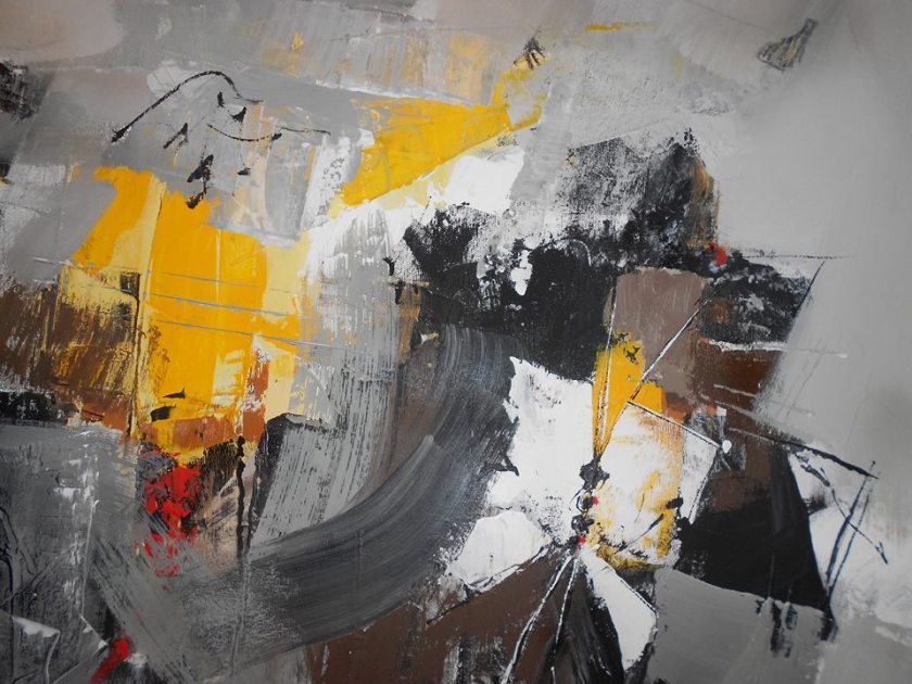 Rosanna Casagrande- La principessa vestita di bianco - Tecnica mista- Princess in white- Mixed Media- (90x90 cm.)