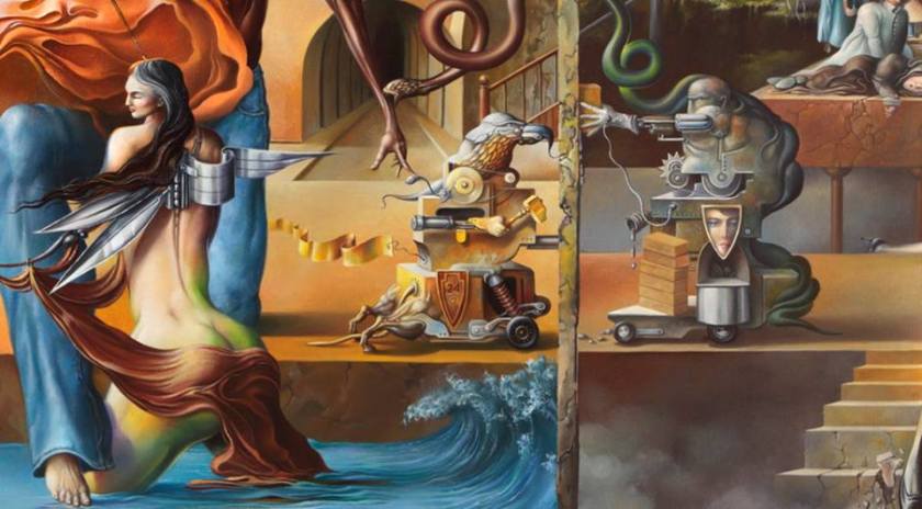 Oleg Osipoff- Фрагмент- Frammento - Oil on canvas. Olio su tela